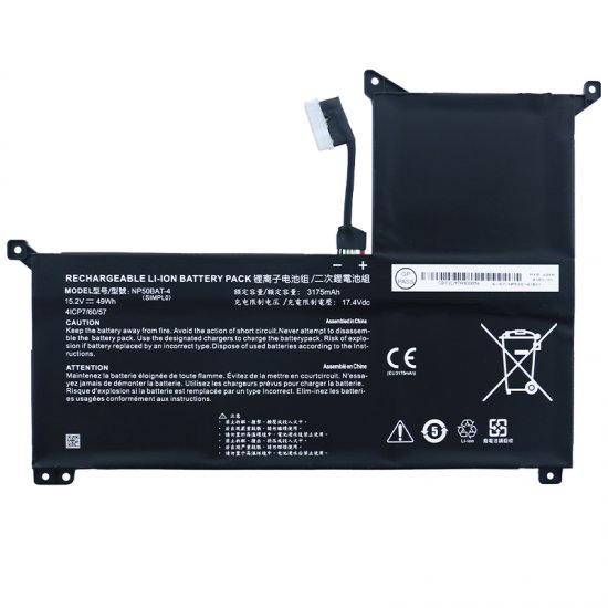 NP50BAT-4 Battery Replacement For ThundeRobot 911M 107508G TR 911M - Click Image to Close