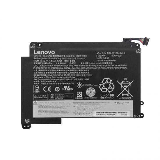 00HW020 00HW021 SB10F46459 SB10F46458 Battery For Lenovo ThinkPad Yoga 460 - Click Image to Close