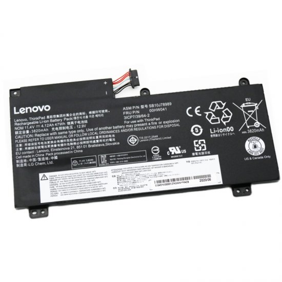 00HW040 00HW041 Battery SB10J78988 SB10J78989 For Lenovo Thinkpad E560P S5 - Click Image to Close