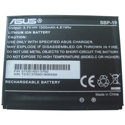 SBP-19 Battery Replacement For Asus P565 O2 XDA Zest Phone 3.7V 1300mAh 4.81Whr