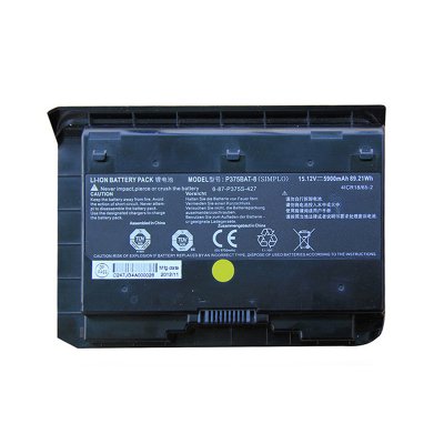 P375BAT-8 Battery For Clevo P375S P375SM-A 6-87-P375S-4272