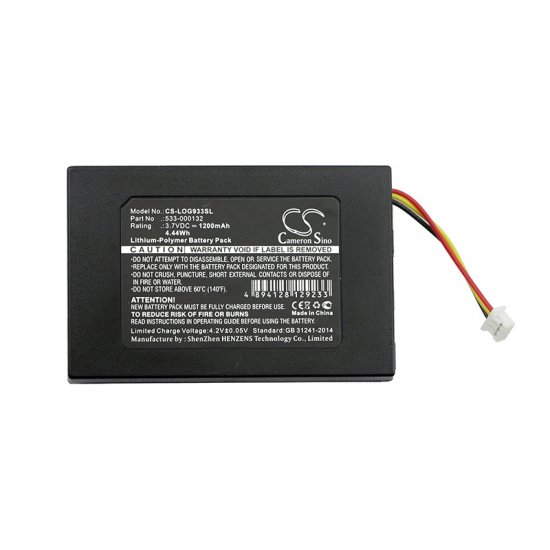 533-000132 Battery Replacement For Logitech G933 Artemis Spectrum Headset - Click Image to Close