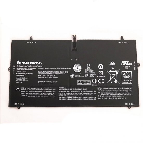 L13M4P71 Battery 5B10K10181 121500264 For Lenovo Yoga 3 Pro 1370 80HE Pro-I5Y51 - Click Image to Close
