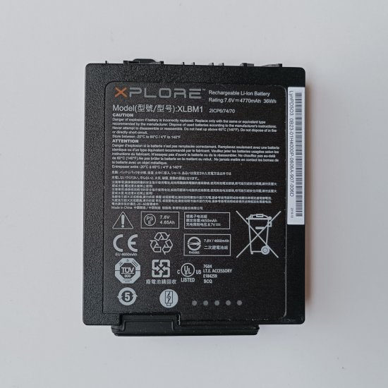XLBM1 Battery For Zebra Xpad L10 Xbook L10 XSlate L10 10.1 Fully Rugged Tablet - Click Image to Close
