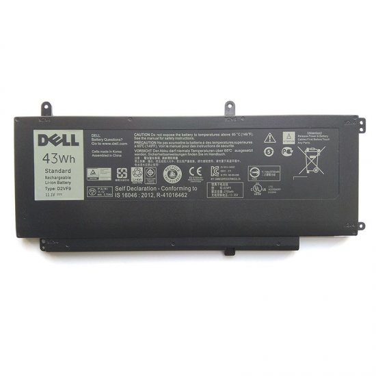D2VF9 Battery For Dell Inspiron 15 7547 P41F 15 7548 Vostro 14-5459 - Click Image to Close