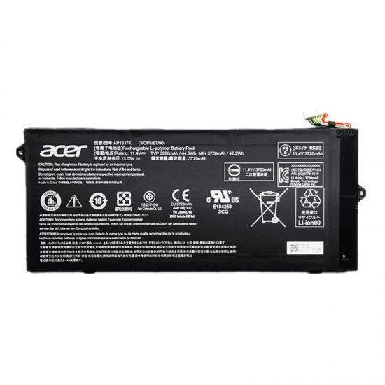 AP13J7K Battery KT00307007 For Acer ChromeBook C740 15 CB3-532-C4ZZ N15Q9 DE12 - Click Image to Close