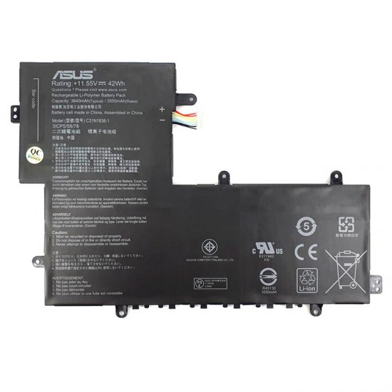 C31N1836-1 Battery Replacement 0B200-03370100 For Asus C204MA - Click Image to Close