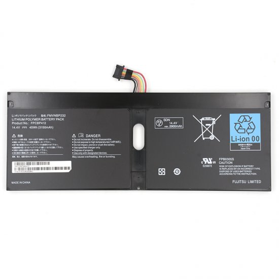 FPCBP412 Battery FPB0305S CP636960-01 Replacement For Fujitsu Lifebook U904 - Click Image to Close