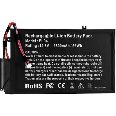 HP EL04XL Battery Replacement HSTNN-IB3R 681879-171 681879-541 Fit Envy 4-1000