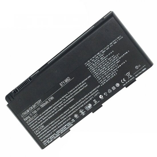 BTY-M6D Battery Replacement For MSI GT660 GT660R GT760 GT670 GT680 GT780 GT680R GT780D GT780R GX660 GX680 GX780 - Click Image to Close