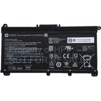 HP HW03XL Battery L97300-005