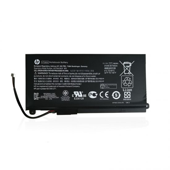 HP VT06XL Battery TPN-I103 657240-151 For Envy 17-3000 - Click Image to Close