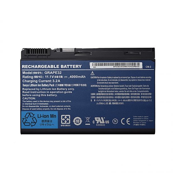 GRAPE32 Battery CONIS71 For Acer Extensa 5210 5220 5235 5620Z 5630 5635 7620 - Click Image to Close