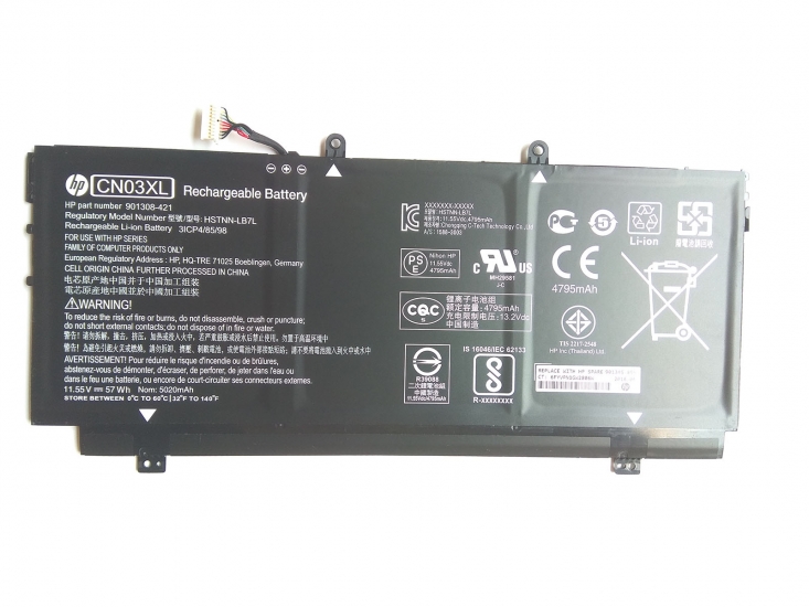 HP CN03XL Battery For Envy Notebook PC 13-AB - Click Image to Close