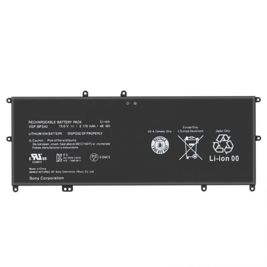 VGP-BPS40 Battery For Sony SVF14N SVF15N Vaio Flip SVF 14A 15A - Click Image to Close