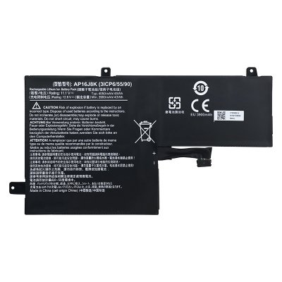AP16J8K Battery For Acer 3ICP6/55/90