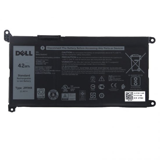 JPFMR Battery Replacement 16DPH 7T0D3 For Dell Chromebook 3400 3100 2-in-1 11.4V 42Wh 3500mAh - Click Image to Close