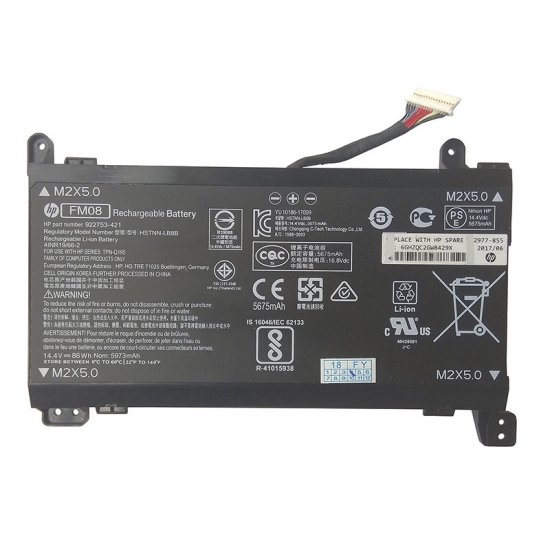 HSTNN-LB8B Battery For HP FM08086 922977-855 TPN-Q195 922753-421 - Click Image to Close