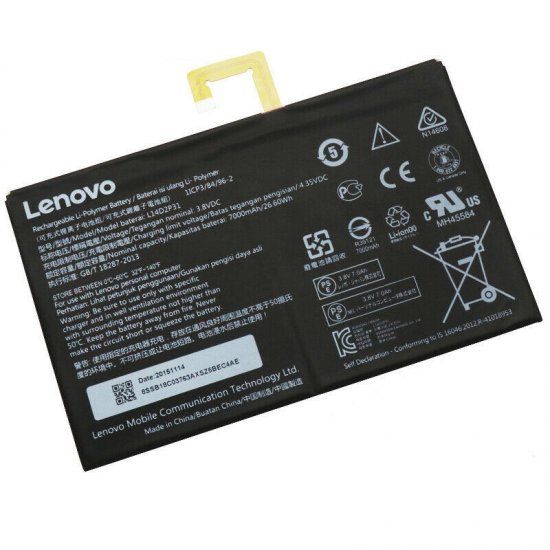 L14D2P31 Battery For Lenovo Tab 2 A10-70 LC TB2-X30M Tab 2 A10-70F TB2-X30F - Click Image to Close