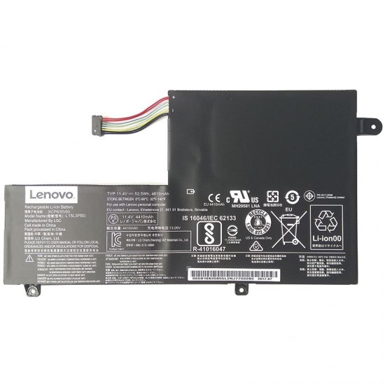 L15L3PB0 Battery 52.5Wh For Lenovo S41 U41 Edge 2-1580 S41-70 U41-70 S41-70AM - Click Image to Close