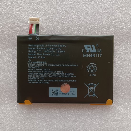 MLP4110172 Battery Replacement For OD7 Pro Overdryve 7 Truck GPS Tablet - Click Image to Close