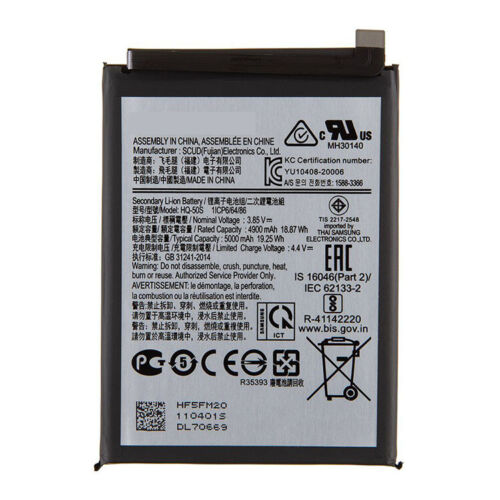 HQ-50SD Battery Replacement For Samsung Galaxy A03S SM-A037F/DS SM-A037G/DSN SM-A037U SM-A037M SM-A037M/DS - Click Image to Close